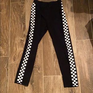 Checkered leggings